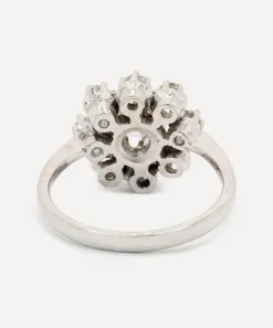 Kojis Rings|Rings^14ct White Gold Diamond Cluster Ring