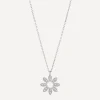 Dinny Hall Necklaces^14ct White Gold Diamond Jasmine Flower Pendant Necklace