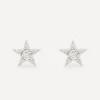 Kojis Earrings|Earrings^18ct White Gold Diamond Star Stud Earrings