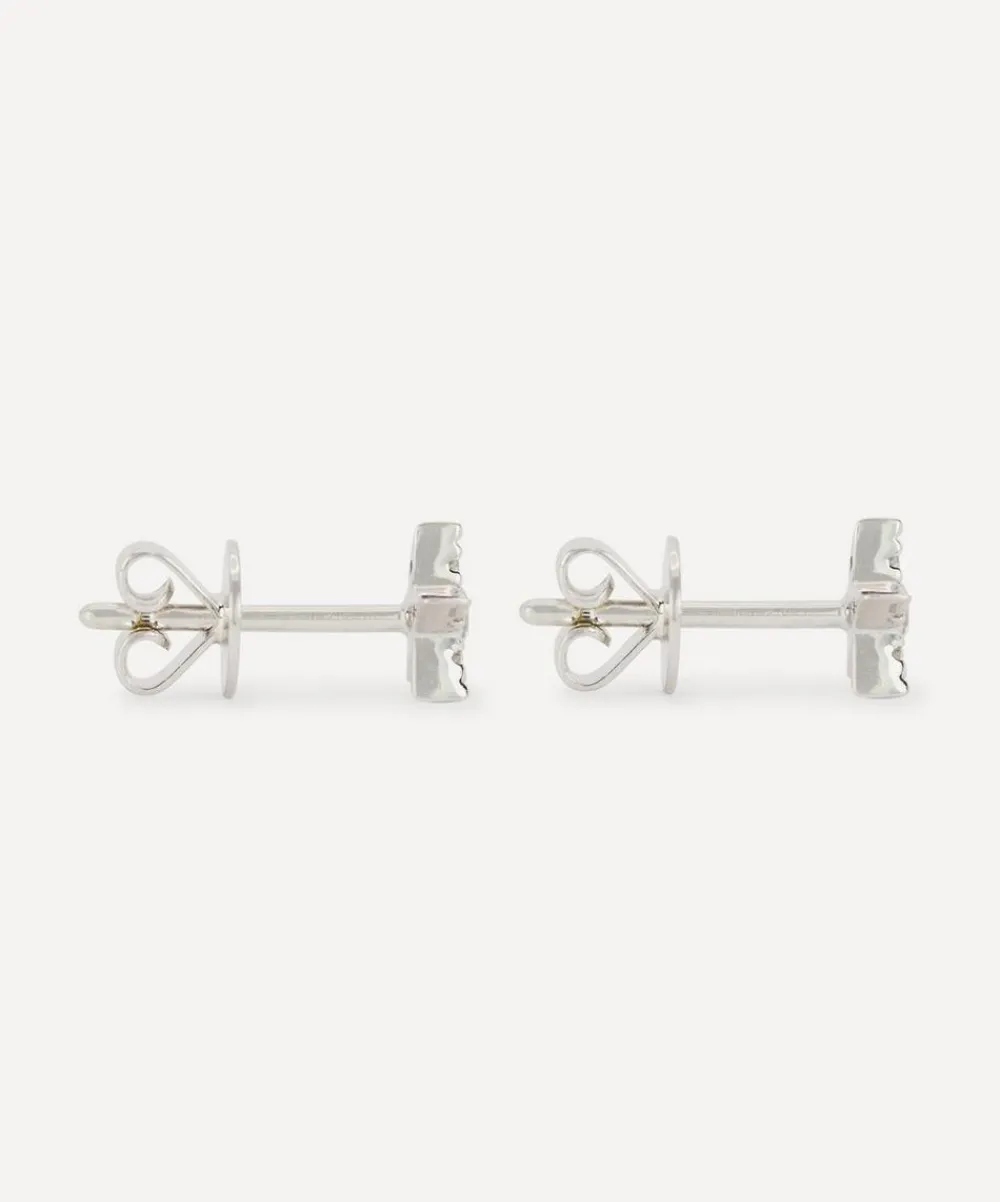 Kojis Earrings|Earrings^18ct White Gold Diamond Star Stud Earrings