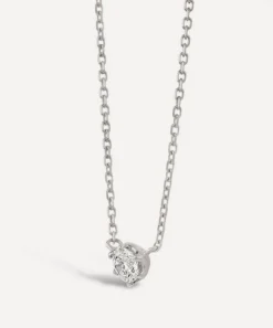 Dinny Hall Necklaces^18ct White Gold Elyhara Diamond Pendant Necklace