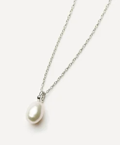 Missoma Necklaces|Necklaces^14ct White Gold Fine Baroque Pearl Pendant Necklace