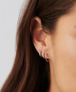 Missoma Earrings|Earrings^14ct White Gold Fine Classic Mini Hoop Earrings
