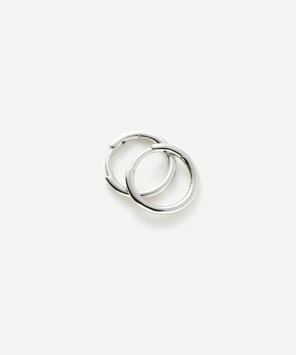 Missoma Earrings|Earrings^14ct White Gold Fine Classic Mini Hoop Earrings