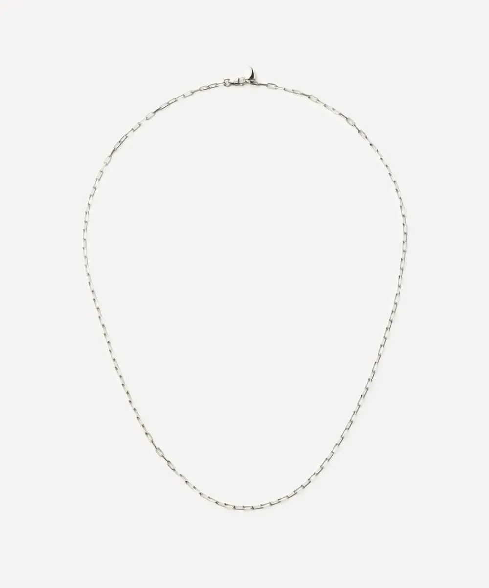 Missoma Necklaces|Necklaces^14ct White Gold Fine Classic Paperclip Chain Necklace