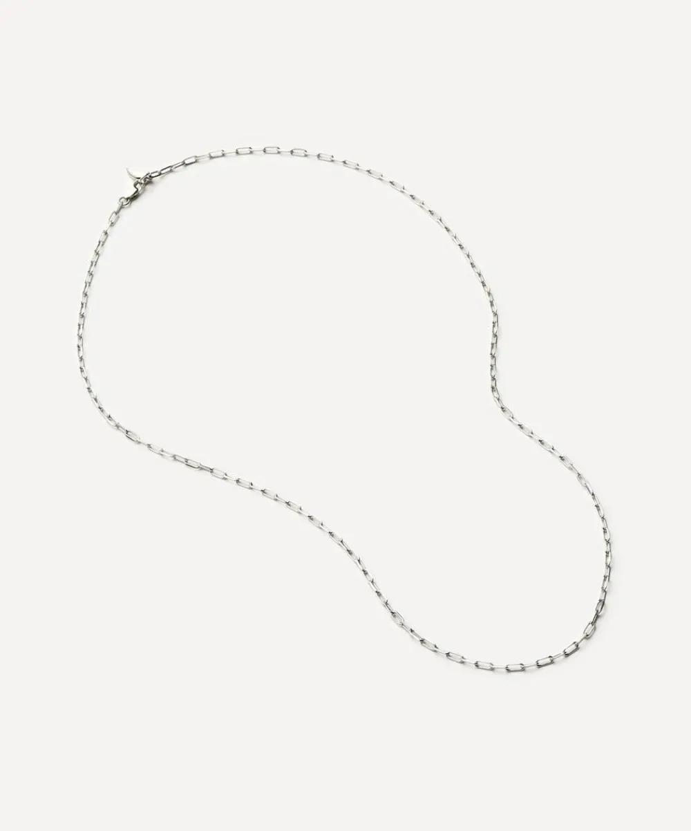 Missoma Necklaces|Necklaces^14ct White Gold Fine Classic Paperclip Chain Necklace