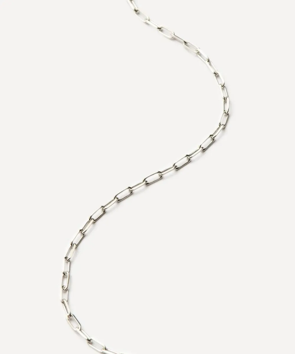Missoma Necklaces|Necklaces^14ct White Gold Fine Classic Paperclip Chain Necklace