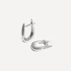 Missoma Earrings|Earrings^14ct White Gold Fine Claw Huggie Hoop Earrings