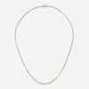 Missoma Necklaces|Necklaces^14ct White Gold Fine Diamond Tennis Necklace