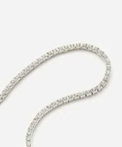 Missoma Necklaces|Necklaces^14ct White Gold Fine Diamond Tennis Necklace