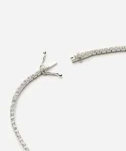 Missoma Necklaces|Necklaces^14ct White Gold Fine Diamond Tennis Necklace