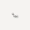 Missoma Earrings^14ct White Gold Fine Trio Stud Earring