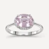 Dinny Hall Rings^18ct White Gold Mia Pink Sapphire and Diamond Ring