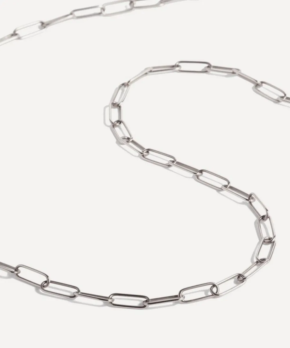 Annoushka Necklaces|Necklaces^14ct White Gold Mini Short Cable Chain Necklace