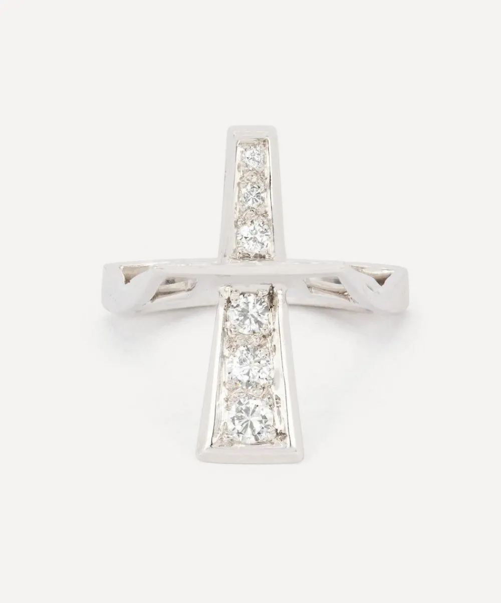 Kojis Rings|Rings^18ct White Gold Modernist Diamond Ring
