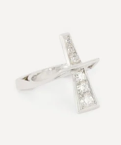 Kojis Rings|Rings^18ct White Gold Modernist Diamond Ring
