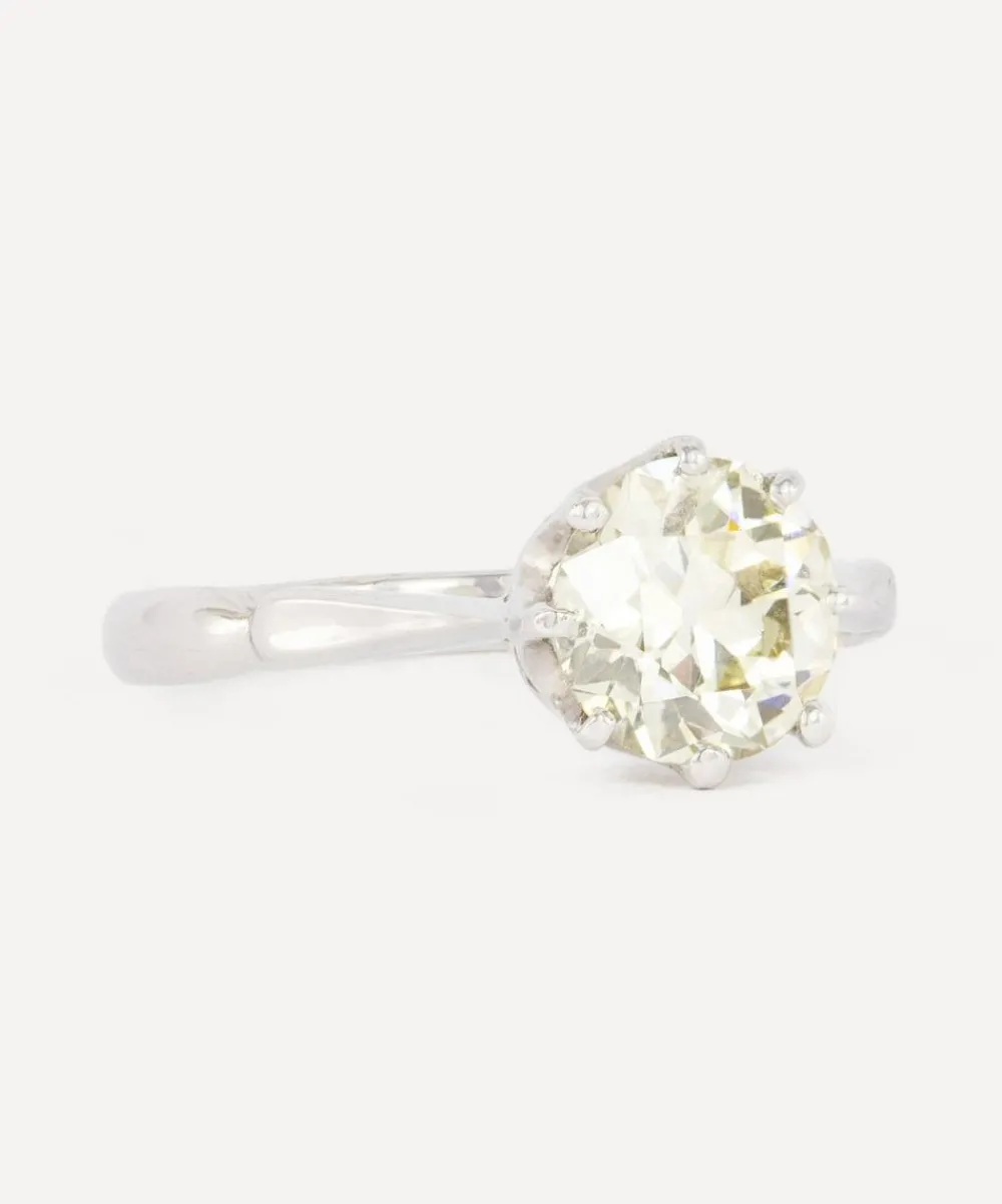 Kojis Rings|Rings^18ct White Gold Old Cut Solitaire Diamond Ring