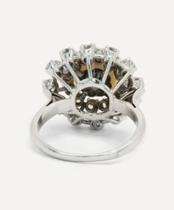 Kojis Rings|Rings^18ct White Gold Peridot Pink Spinel and Diamond Ring
