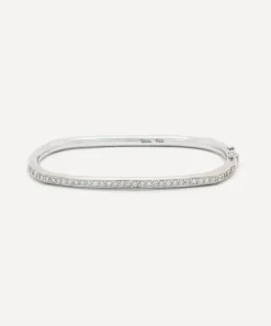 Kojis Bracelets|Bracelets^18ct White Gold Vintage Diamond Bangle Bracelet