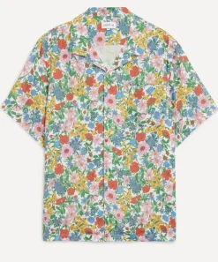 Liberty Shirts^Cuban Collar Hemp Shirt in Clarabell