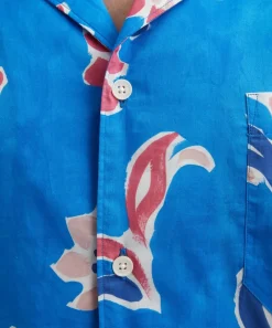 Liberty Shirts^Cuban Collar Tana Lawn™ Cotton Shirt in Leighton’s Mural