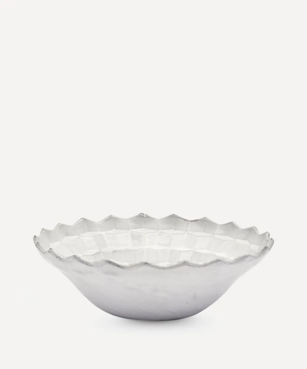 Astier de Villatte Tableware^Cube Round Salad Bowl