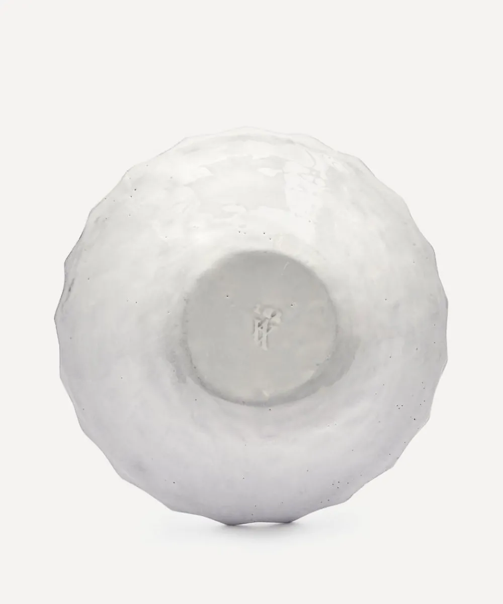 Astier de Villatte Tableware^Cube Round Salad Bowl