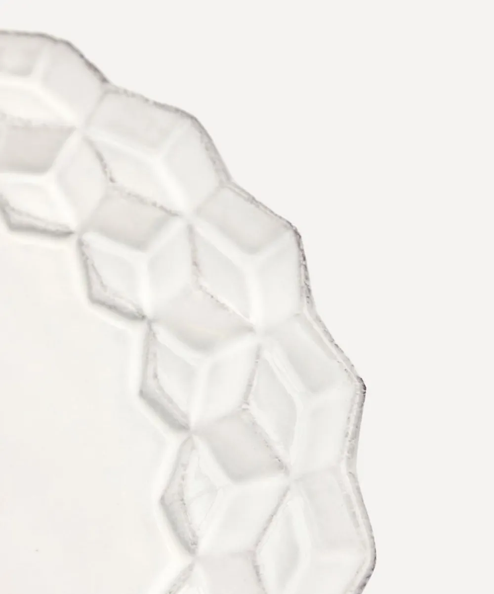 Astier de Villatte Tableware^Cube Side Plate