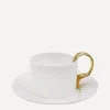 Twig New York Mugs^Cutlery Fork Handle Cup and Saucer