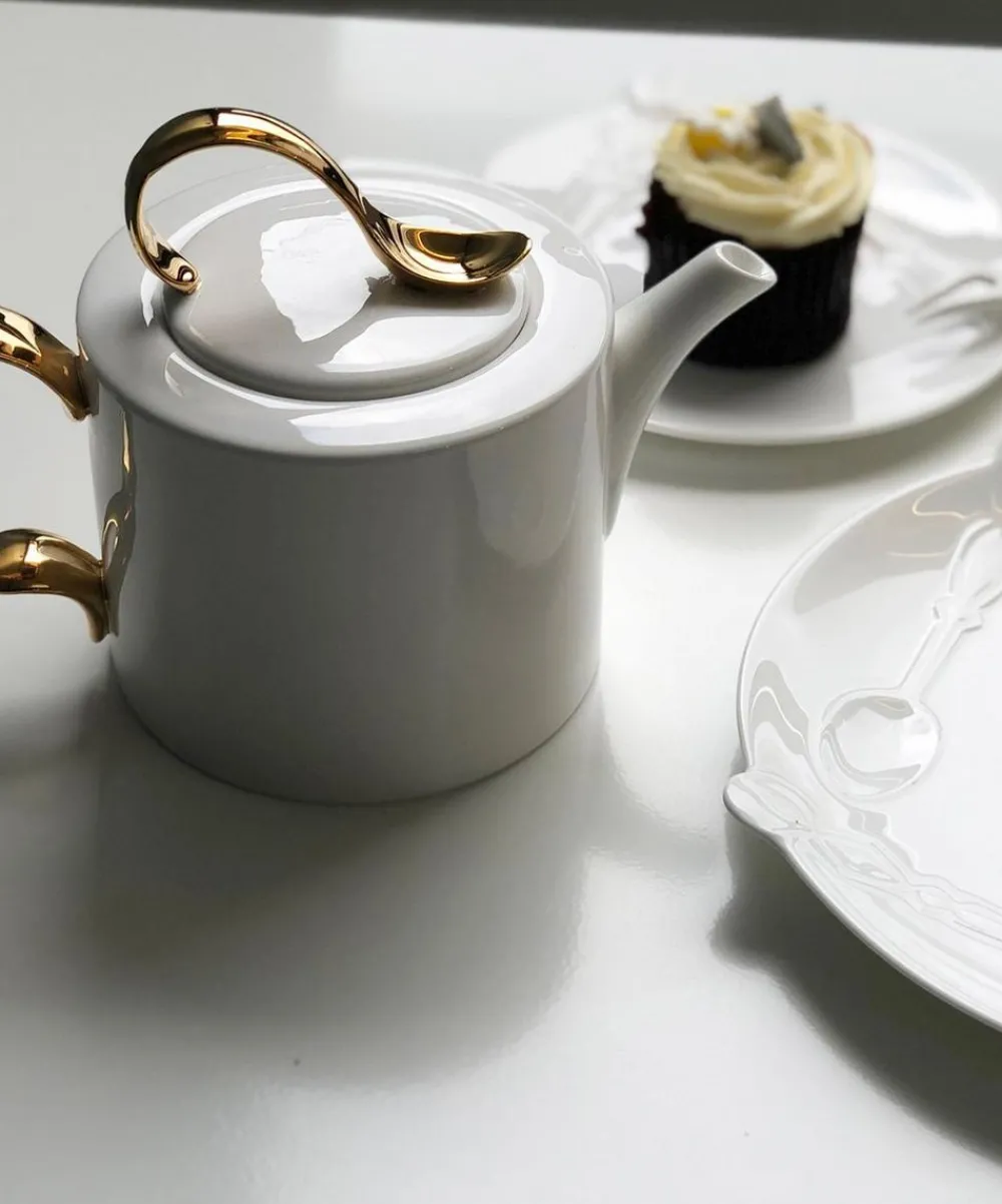 Twig New York Glass & Drinksware^Cutlery Fork Handle Teapot