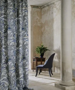 Liberty Interiors Furnishing Fabrics^Cypress Stitch in Lapis