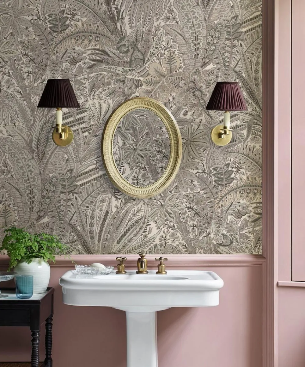 Liberty Interiors Wallpaper^Cypress Voyage in Pewter