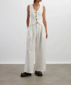 FANFARE Coats & Jackets^Daphne Linen Waistcoat