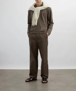 Frame Trousers^Dark Brown Easy Trousers