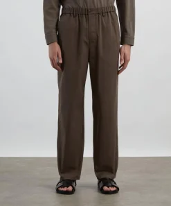 Frame Trousers^Dark Brown Easy Trousers