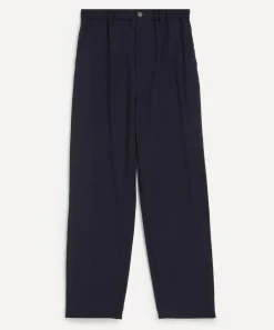 Frame Trousers^Dark Navy Wool Easy Trousers