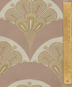 Liberty Interiors Furnishing Fabrics^Deco Scallop Multi Jacquard in Lacquer