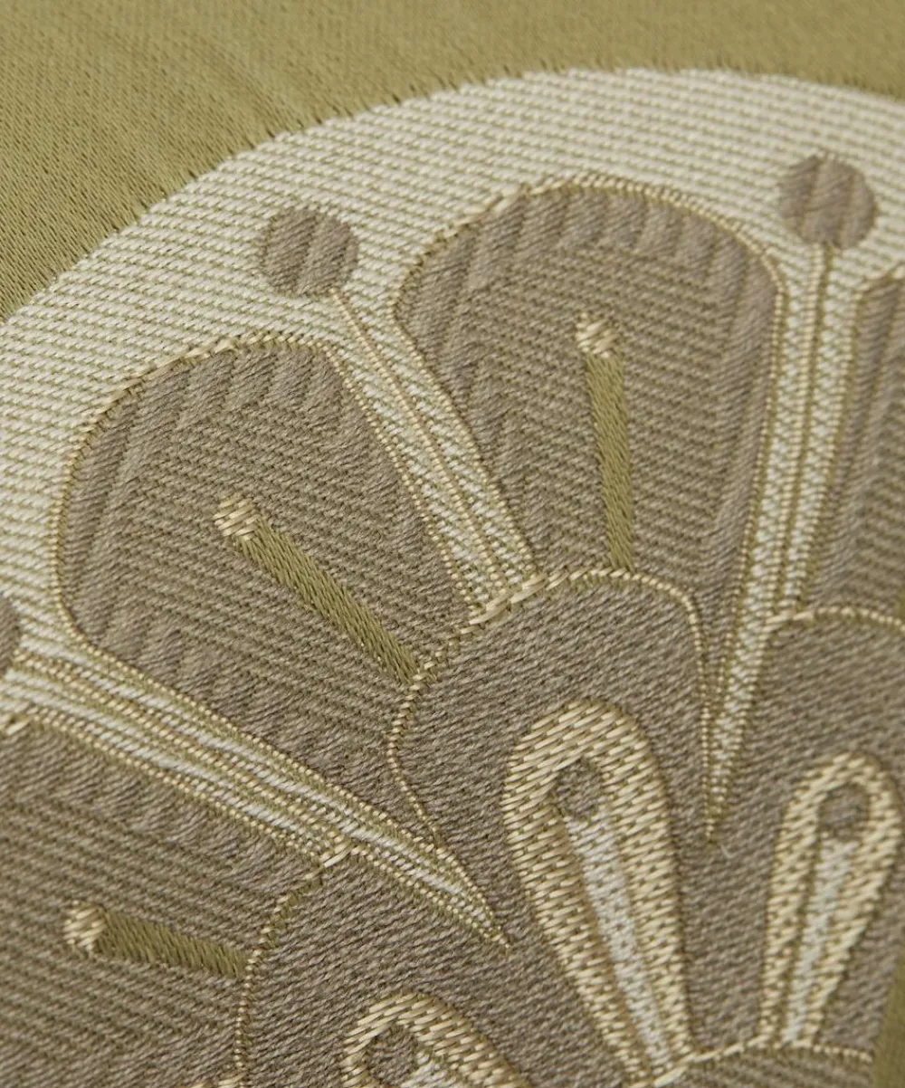 Liberty Interiors Furnishing Fabrics^Deco Scallop Multi Jacquard in Lichen