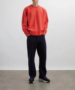 Folk Jeans^Deep Indigo Slub Barrel Leg Jeans