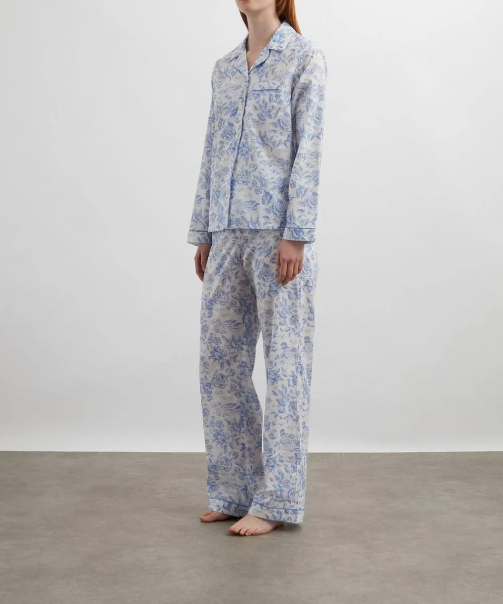 Liberty Sleepwear^Delf Lagoon Tana Lawn™ Cotton Pyjama Set