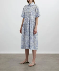 Liberty Dresses^Delft Lagoon Gallery Shirt Dress
