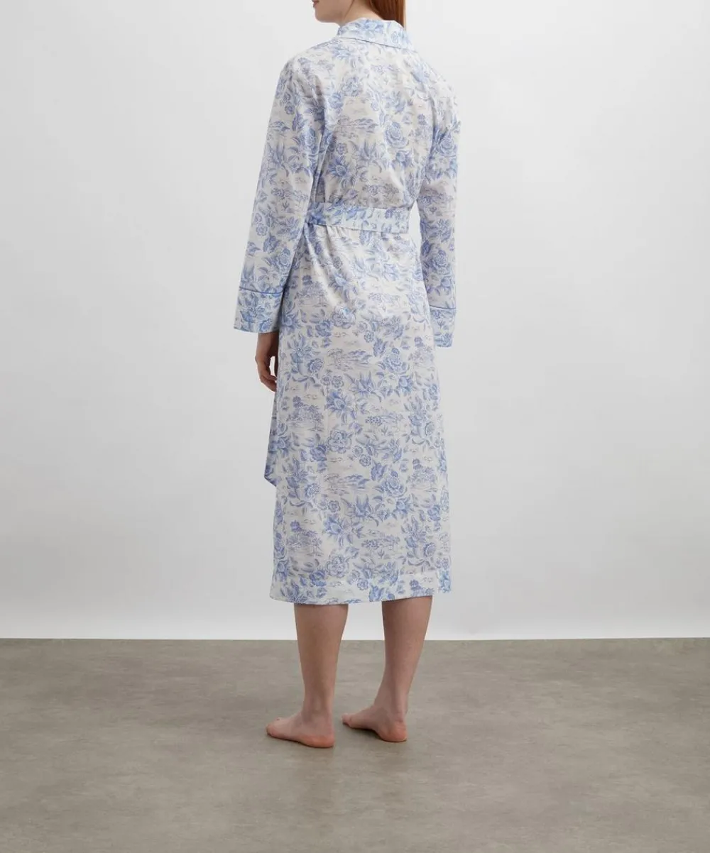 Liberty Sleepwear^Delft Lagoon Tana Lawn™ Cotton Robe