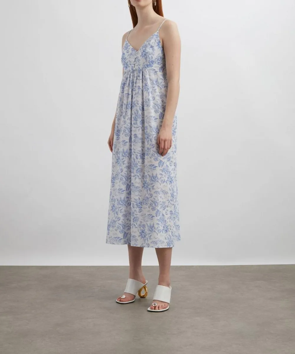 Liberty Sleepwear^Delft Lagoon Tana Lawn™ Cotton Chemise