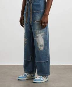 Kapital Jeans^Denim W-Knee Easy Baggy 14oz Denim Jeans