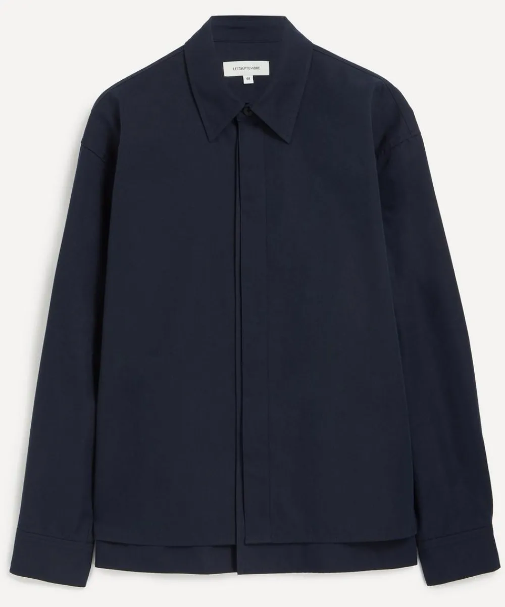 Le17septembre Shirts^Double-Layered Cotton Shirt