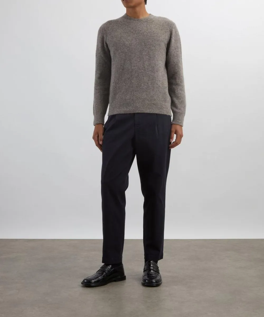 Barena Knitwear & Sweats^Dove Grey Rolo Wool-Blend Jumper