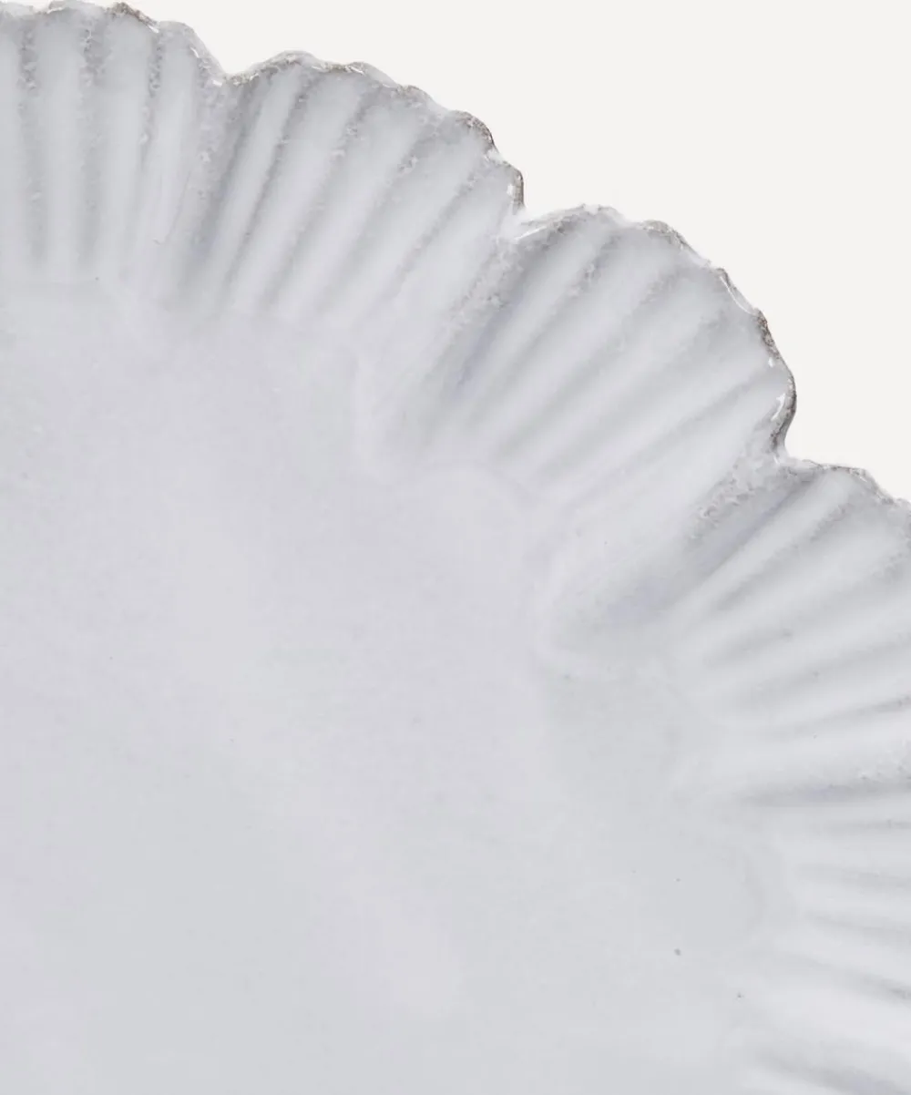 Astier de Villatte Tableware^Drapé Dinner Plate