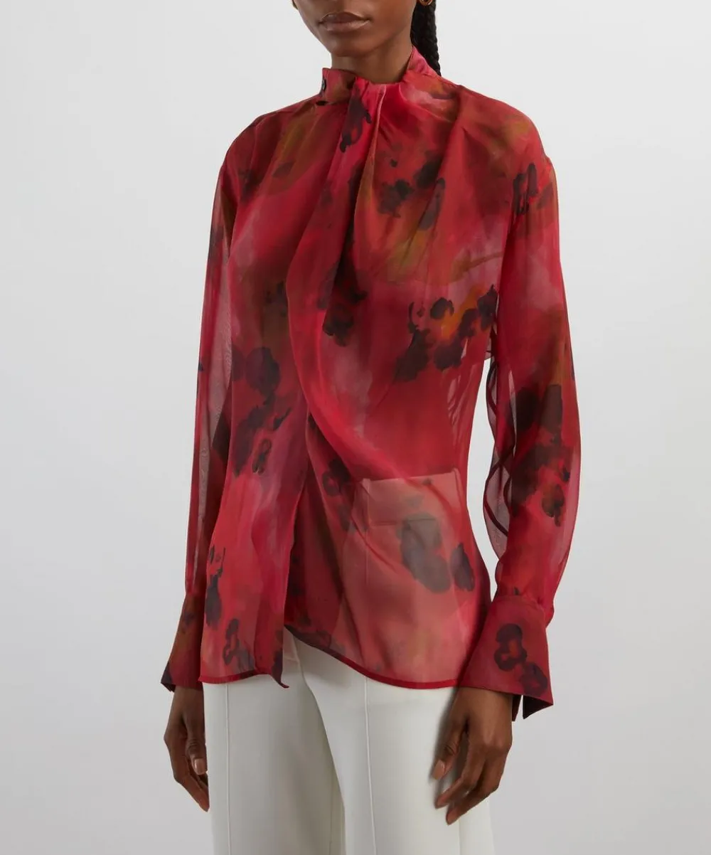 Victoria Beckham Tops^Drape Detail Blouse