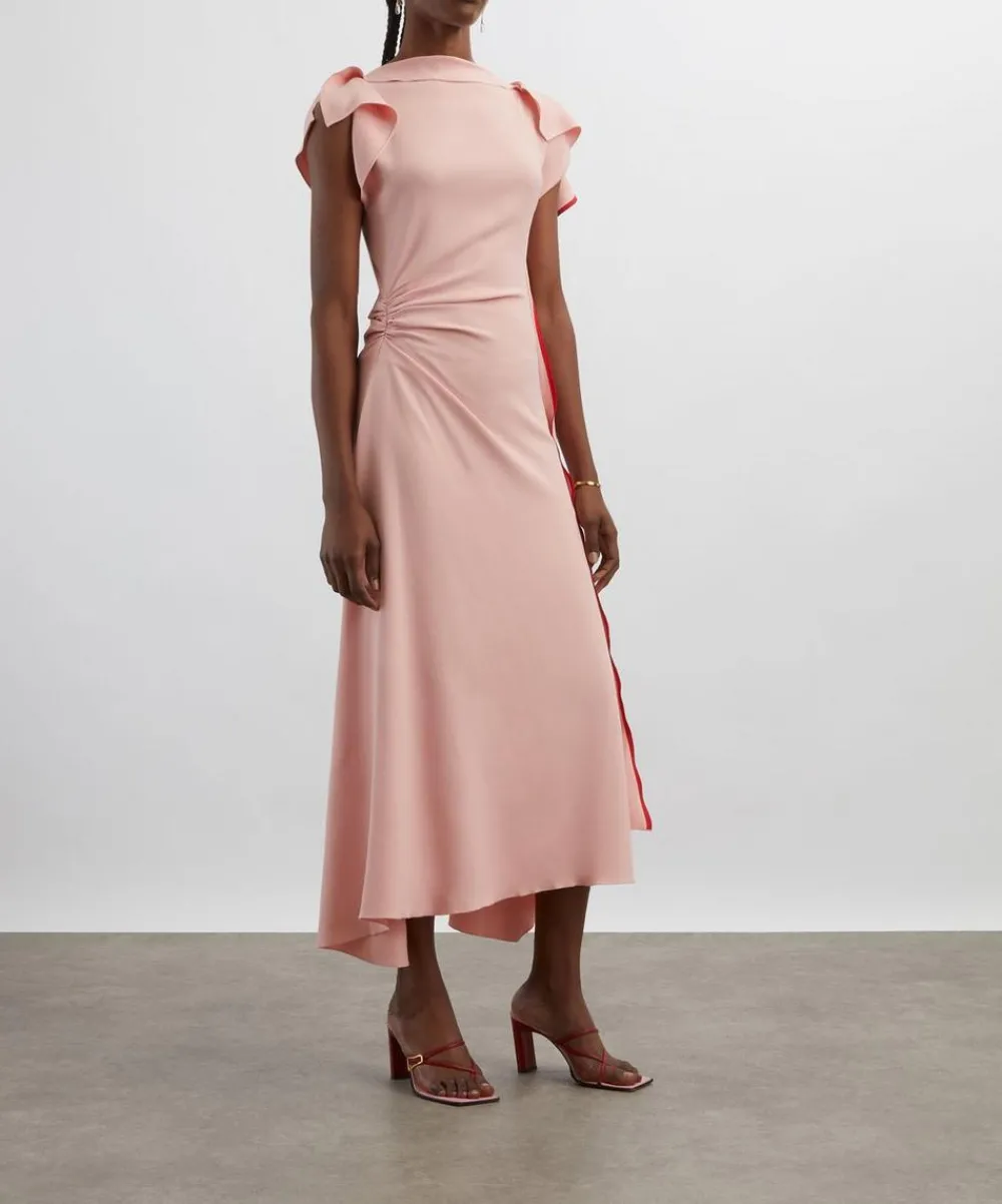 Victoria Beckham Dresses^Drape Sleeve Midi Dress