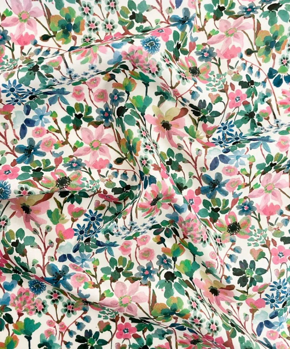 Coco & Wolf Bedding^Dreams of Summer Tana Lawn™ Cotton Double Fitted Sheet